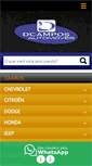 Mobile Screenshot of dcamposautomoveis.com.br