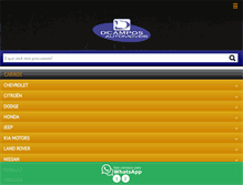 Tablet Screenshot of dcamposautomoveis.com.br